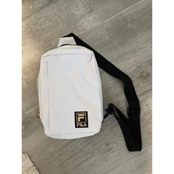 Fila Handbags - Fila white and black sling bag